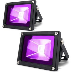 2 Pack 10w LED Black Light Blacklight for Fluorescent Neon Glow in The Dark